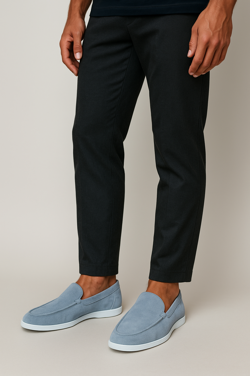 Eleganckie mokasyny zamszowe