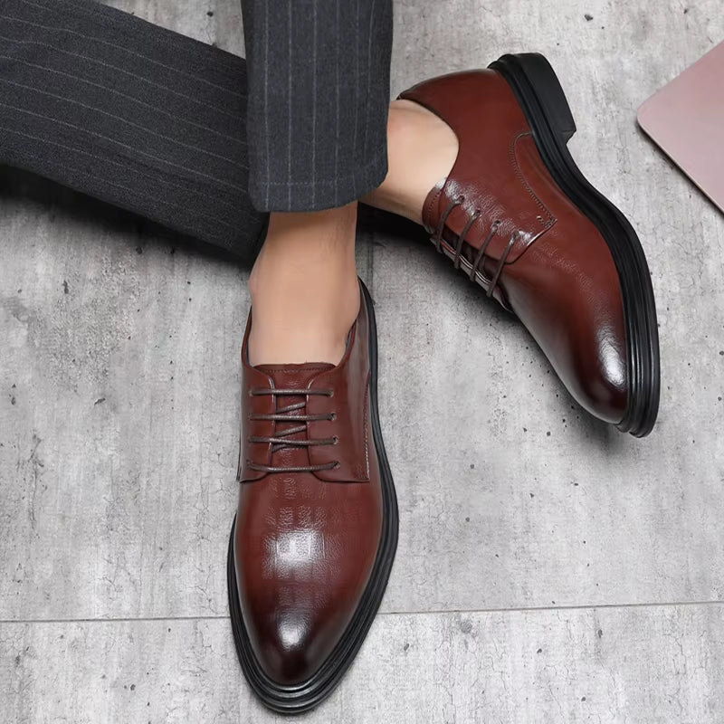 DresButy dla Herre z Skjult Hælløft – 3/6/8 cm | Klasyczne Oxfords dla Formelle Okazjaer