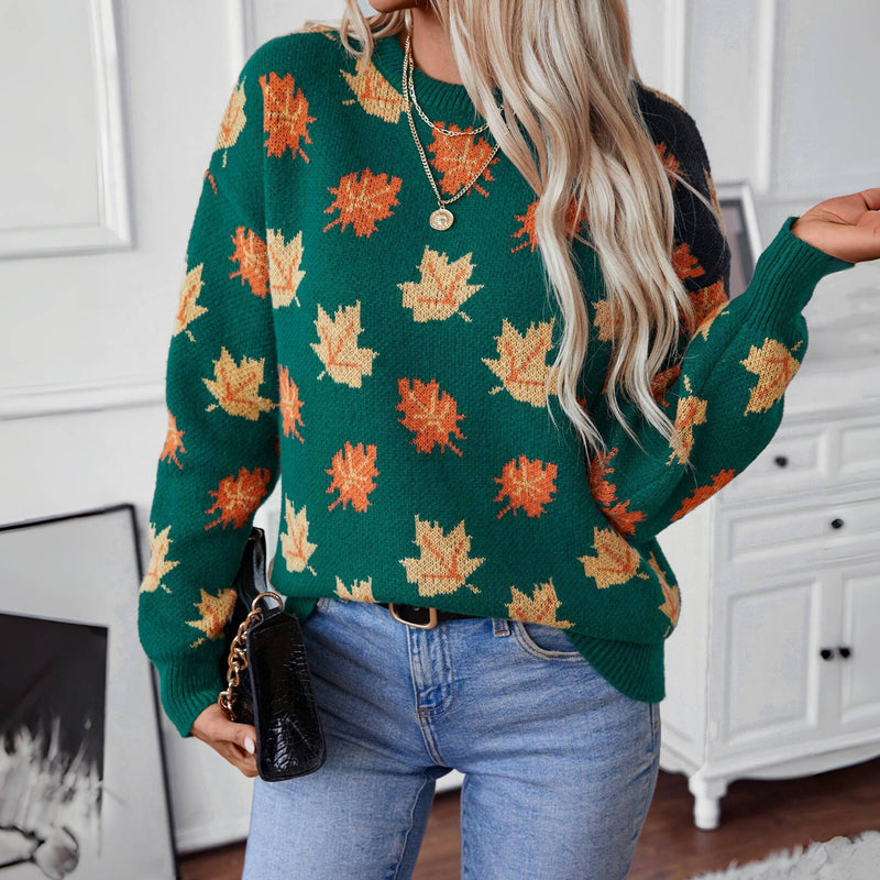 Vintage Casualowy Sweter