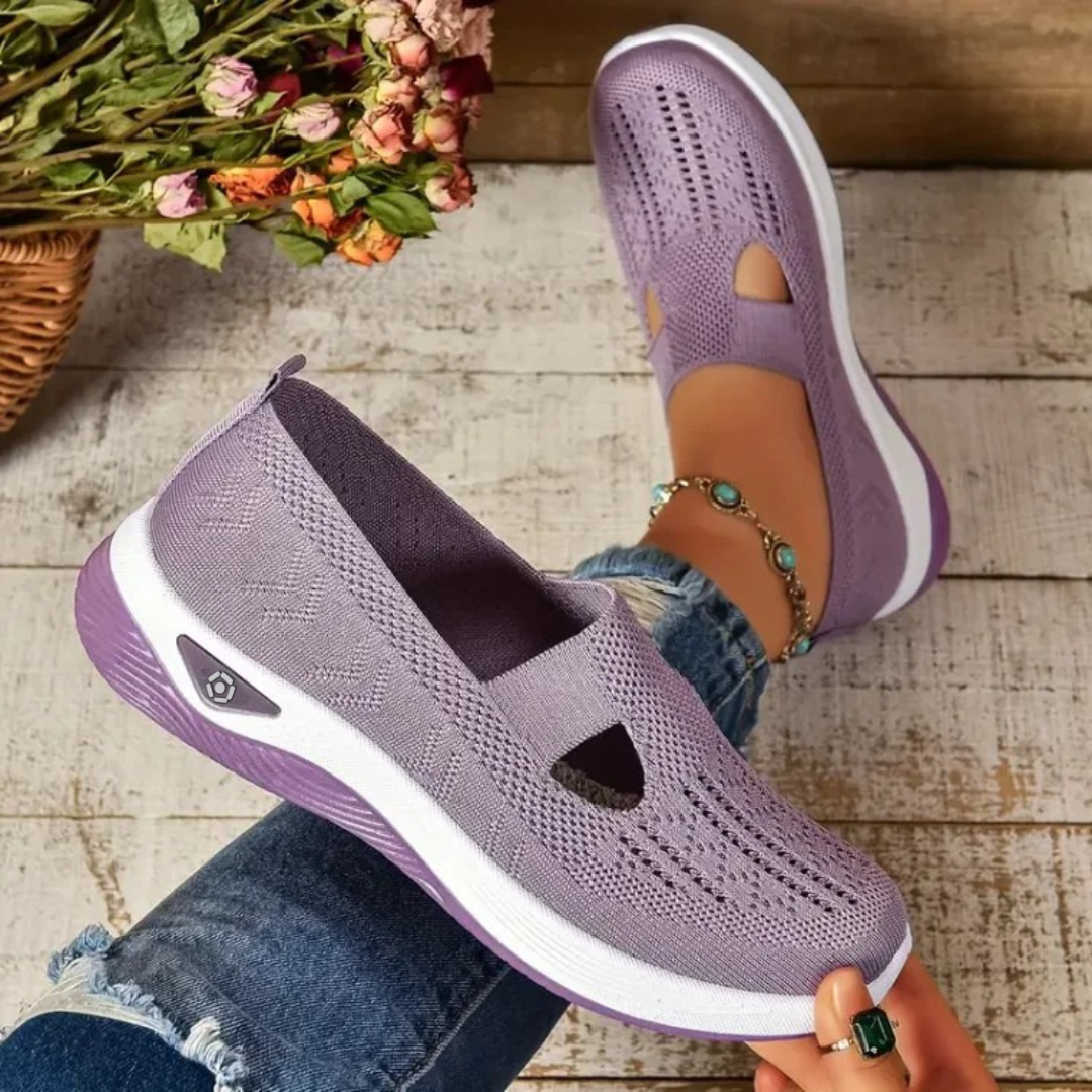 Wygodne, Oddychający ortopediske slip-on sneakersyy dla kobiet