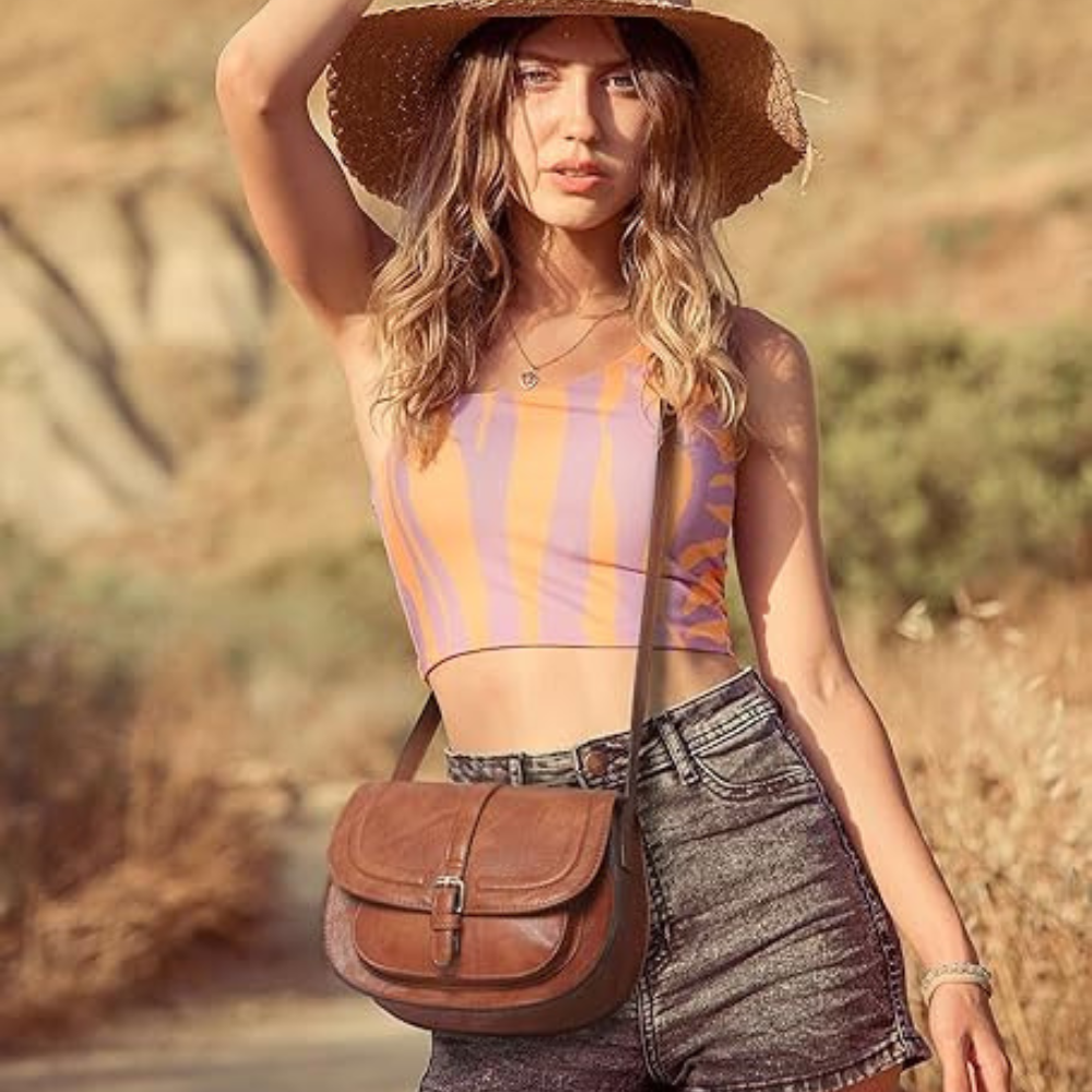 Blair Foldover Spenne Crossbody Torba