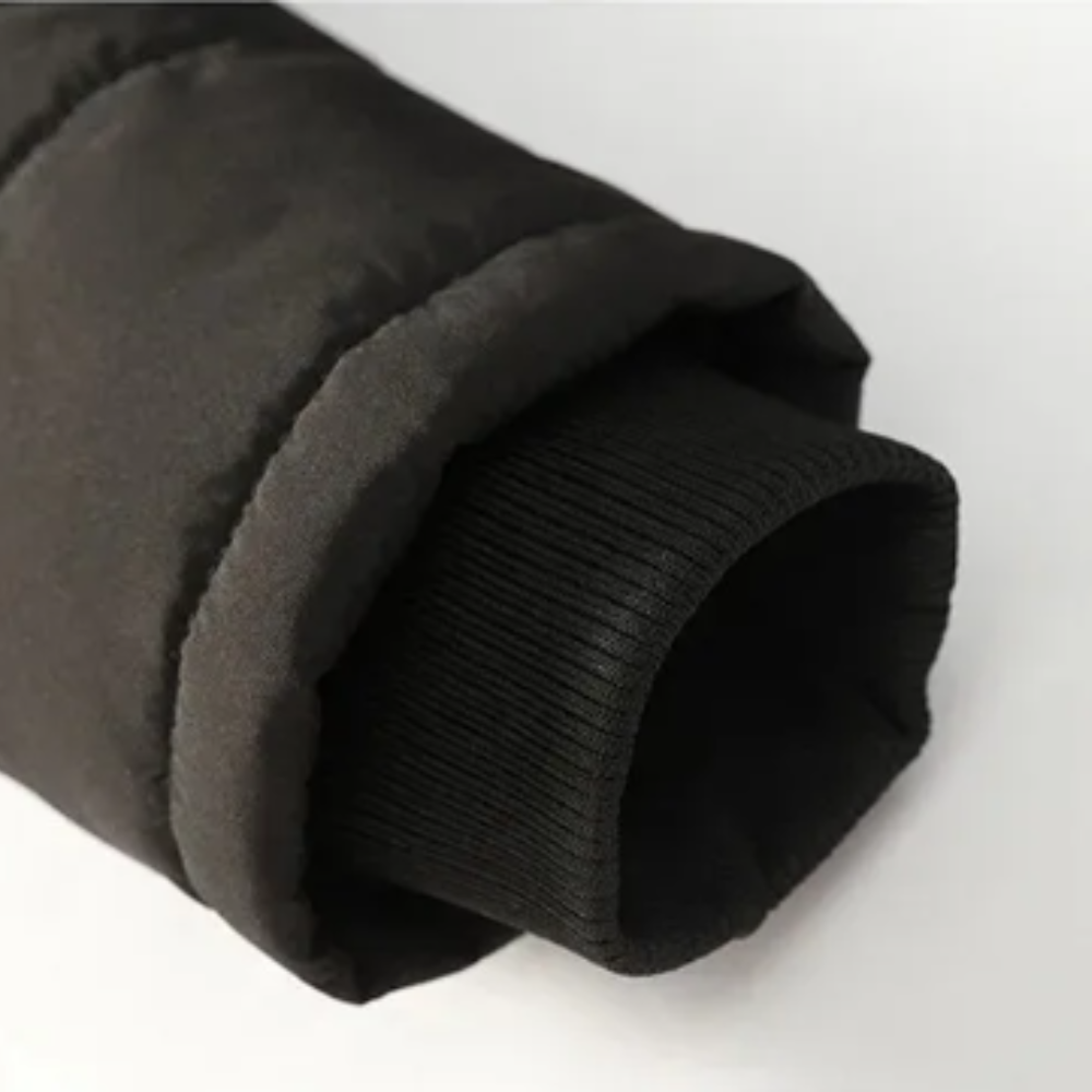 Elegancki vattert fleece kurtka zimowa