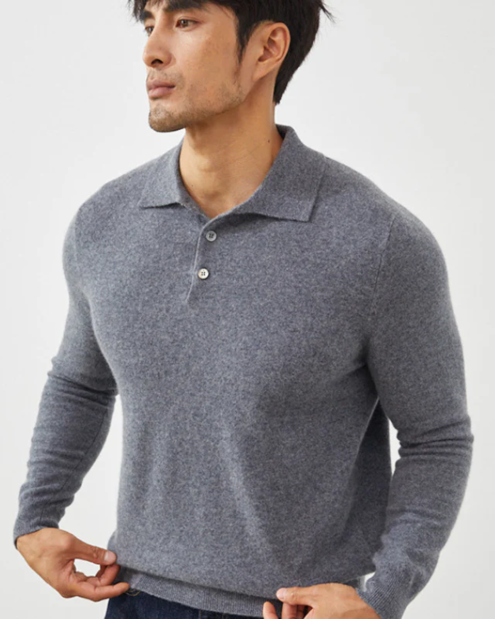 Ponza | Kaszmirowy sweter polo