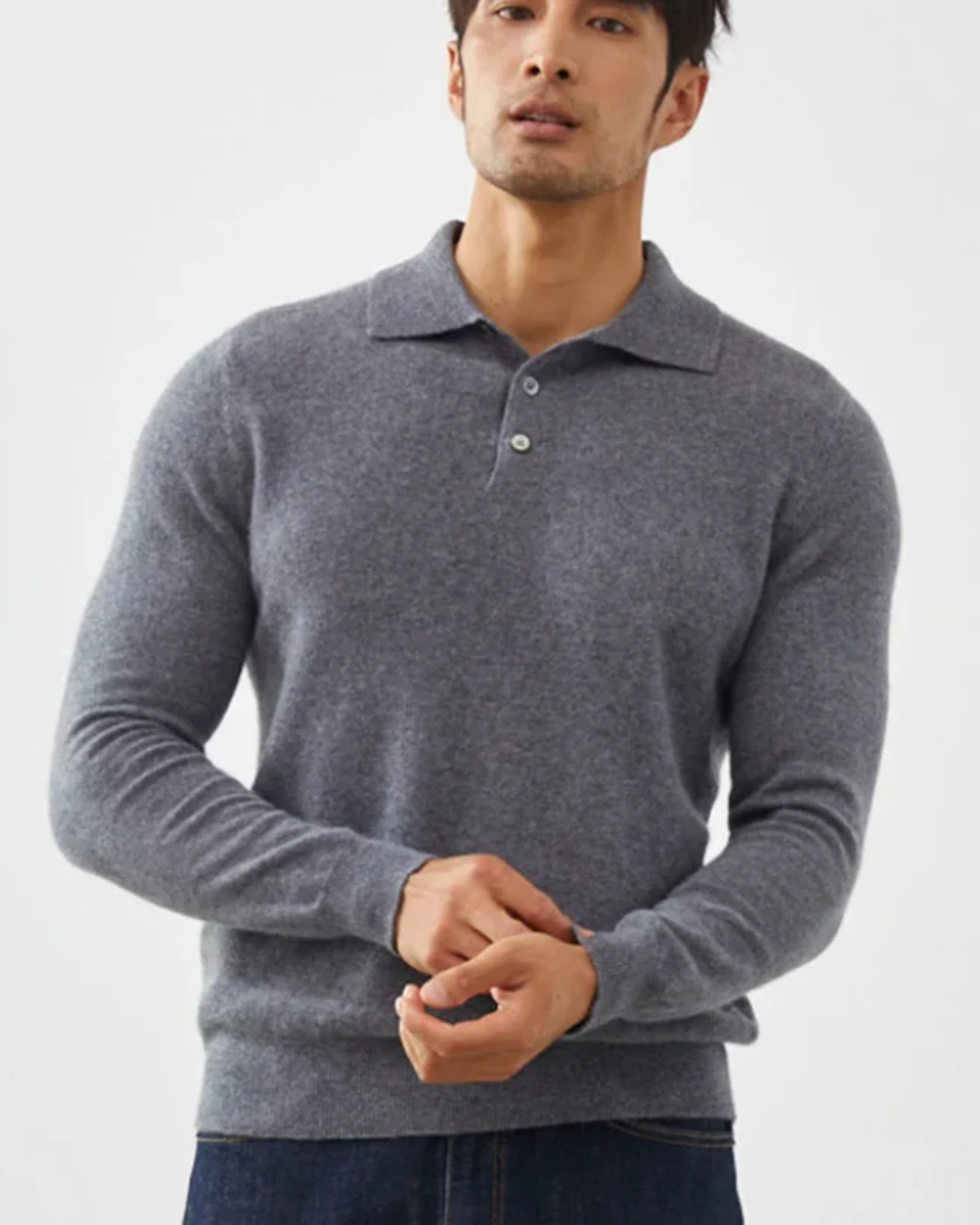 Ponza | Kaszmirowy sweter polo