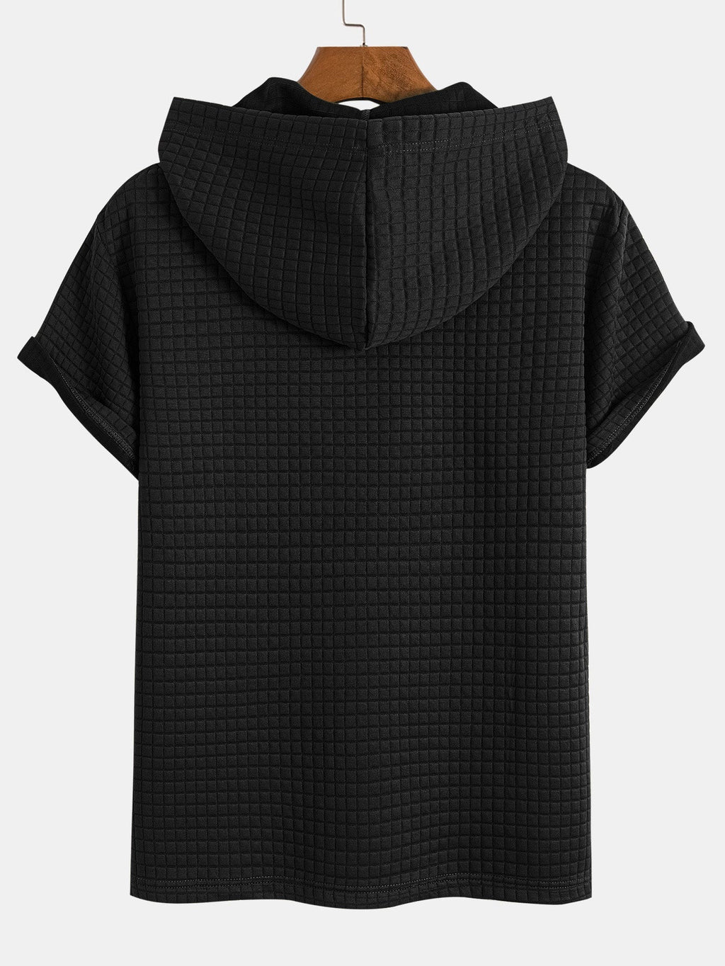Kengurulomme vaffel-hetteSweter T-shirt w szorty