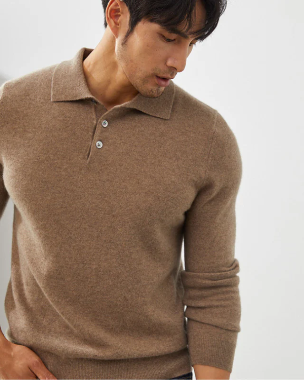 Ponza | Kaszmirowy sweter polo