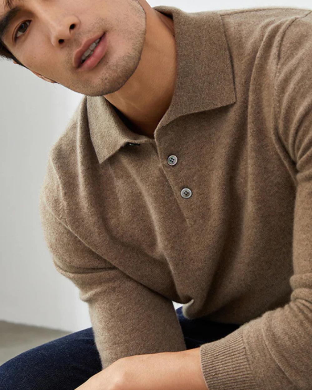 Ponza | Kaszmirowy sweter polo