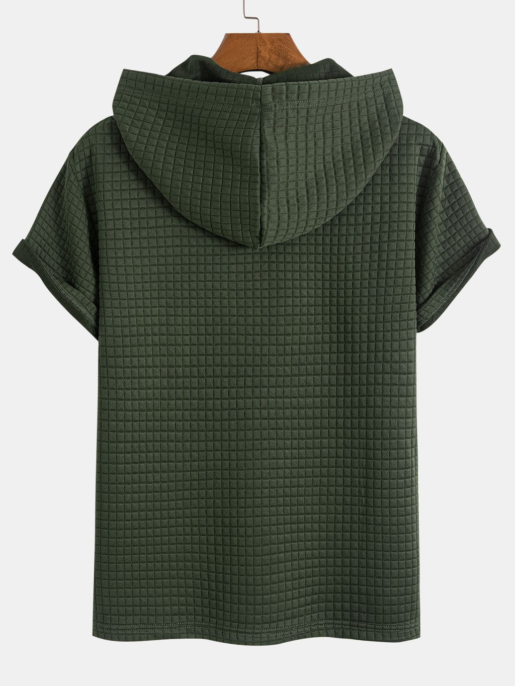Kengurulomme vaffel-hetteSweter T-shirt w szorty
