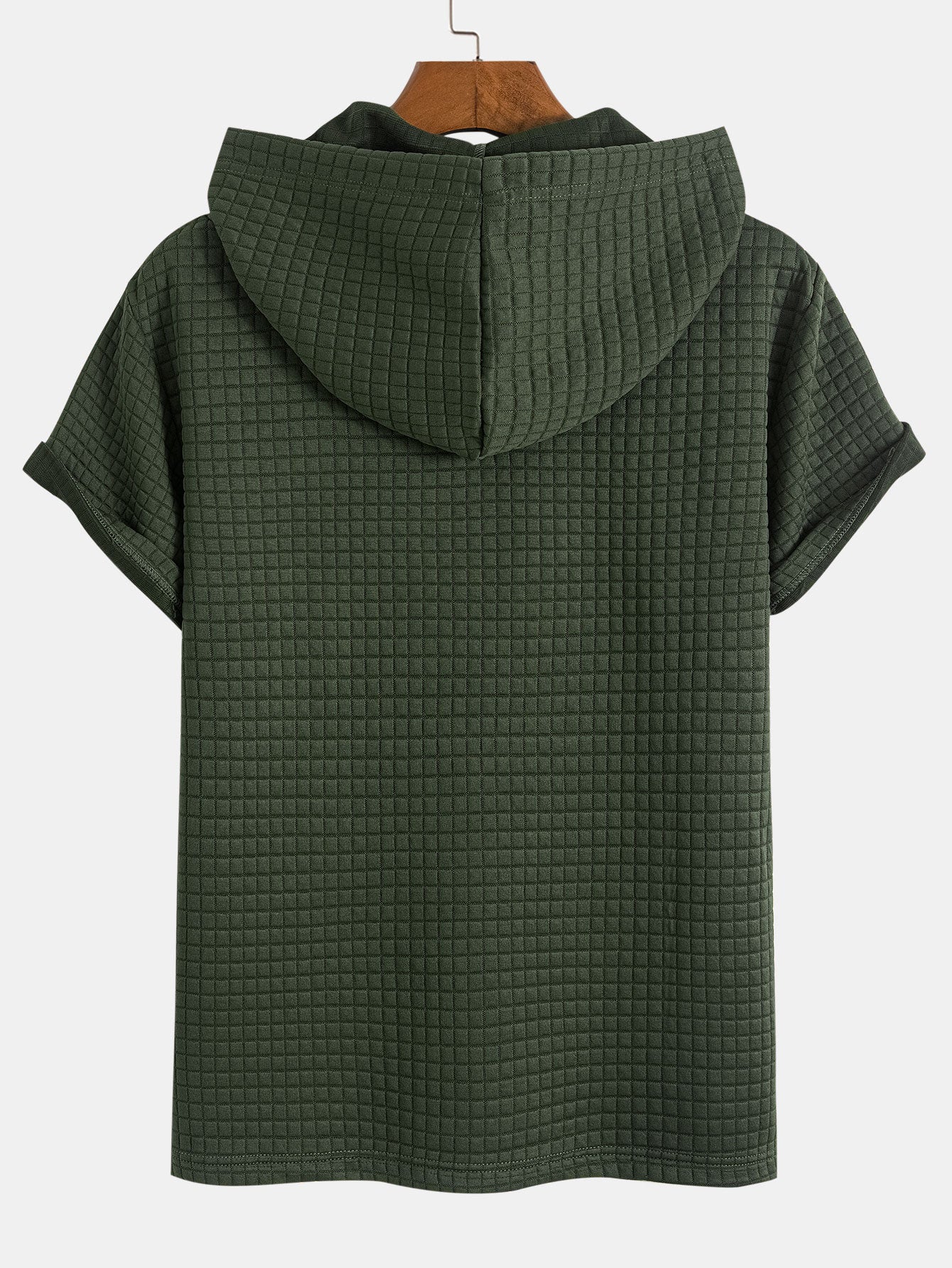 Kengurulomme vaffel-hetteSweter T-shirt w szorty
