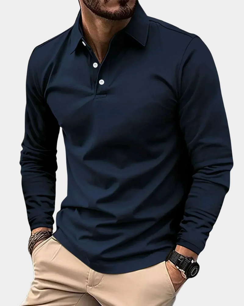 Milan | Premium z długim rękawem Polo
