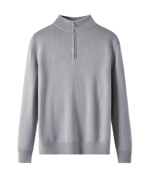 Capri | Sweter na zamek z wełny merino