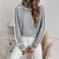 Avslappet Dzianinowy Sweter