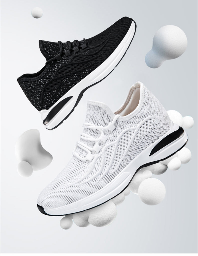 Lato Buty dla mężczyzn z Skjult Hælløft – Oddychający Mesh sneakersyy z 7 cm Høydeøkning