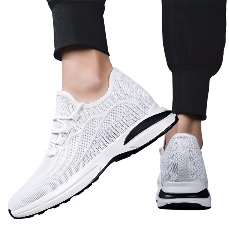 Lato Buty dla mężczyzn z Skjult Hælløft – Oddychający Mesh sneakersyy z 7 cm Høydeøkning