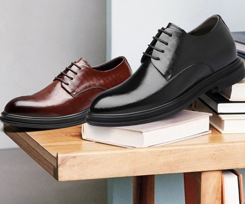 DresButy dla Herre z Skjult Hælløft – 3/6/8 cm | Klasyczne Oxfords dla Formelle Okazjaer