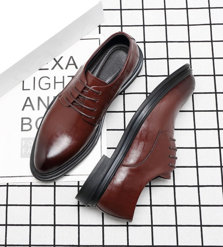 DresButy dla Herre z Skjult Hælløft – 3/6/8 cm | Klasyczne Oxfords dla Formelle Okazjaer