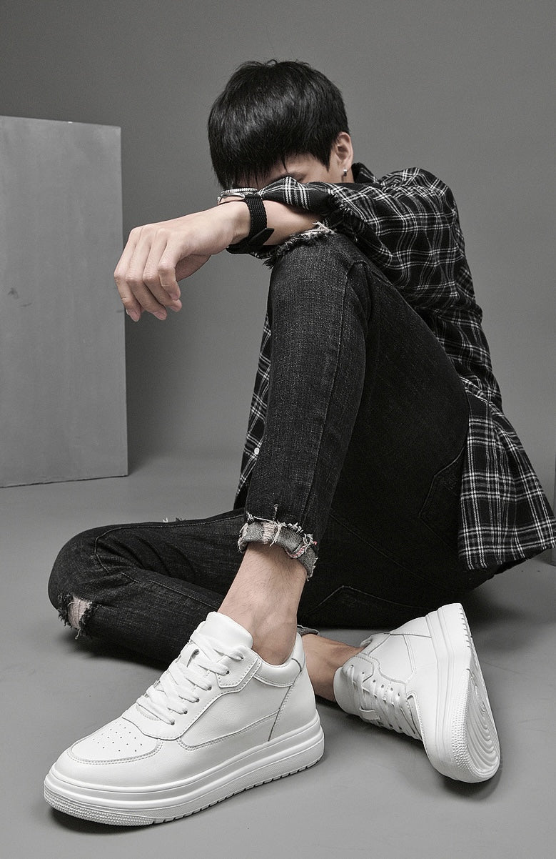 Høye sneakersyy dla mężczyzn – Øk Høyden z 8 cm | komfort & Styl | Str. 36–44