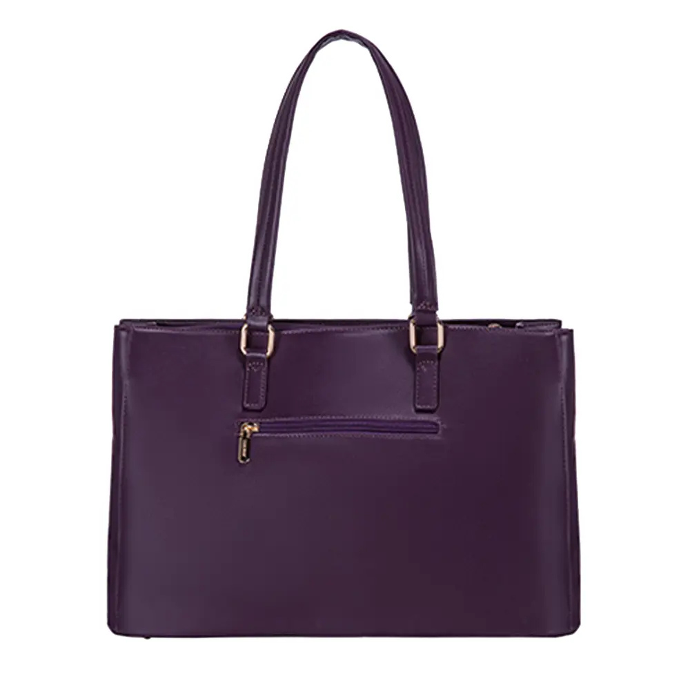 Elegancki Fioletowy Laptop-Torebka