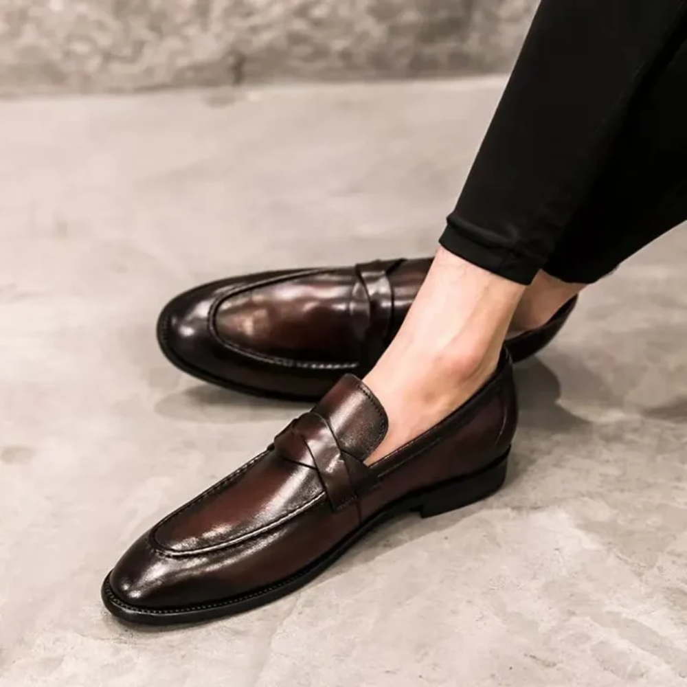 Eleganckie mokasyny skórzane