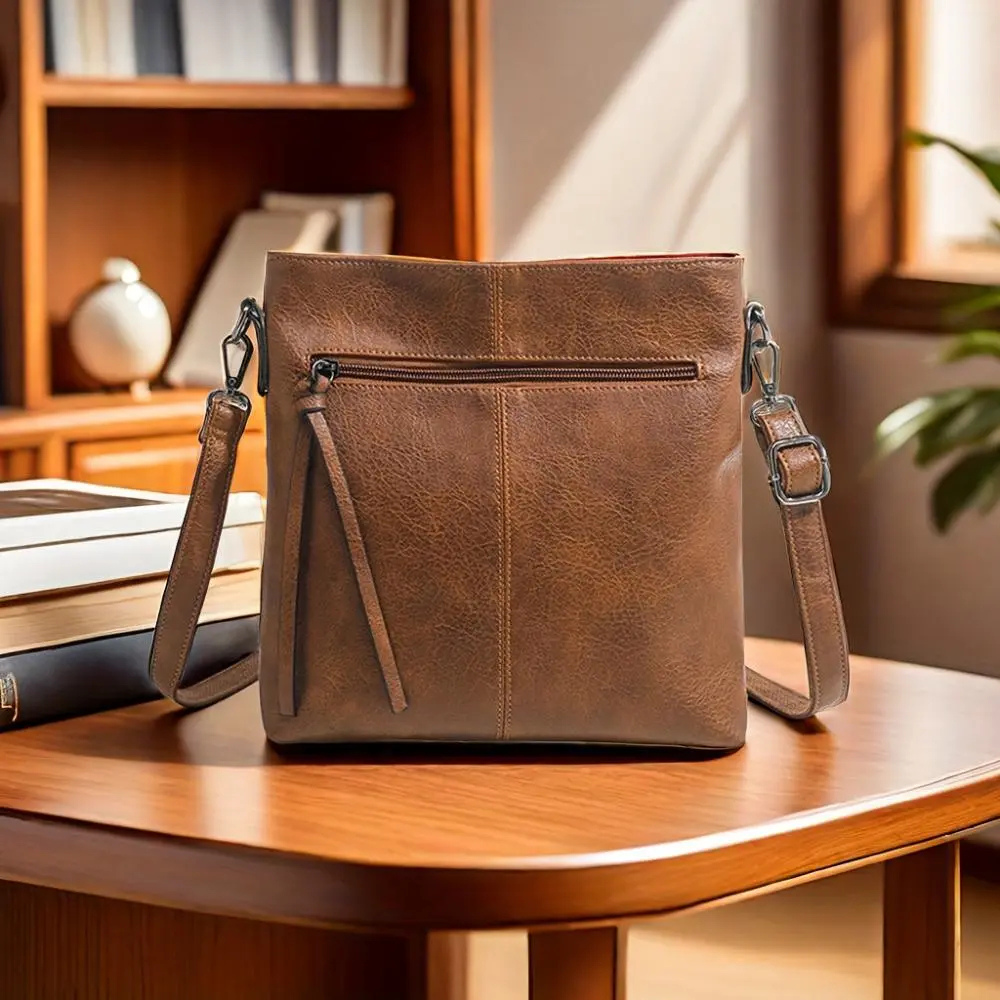 Retro Firkantet crossbody-Torebka
