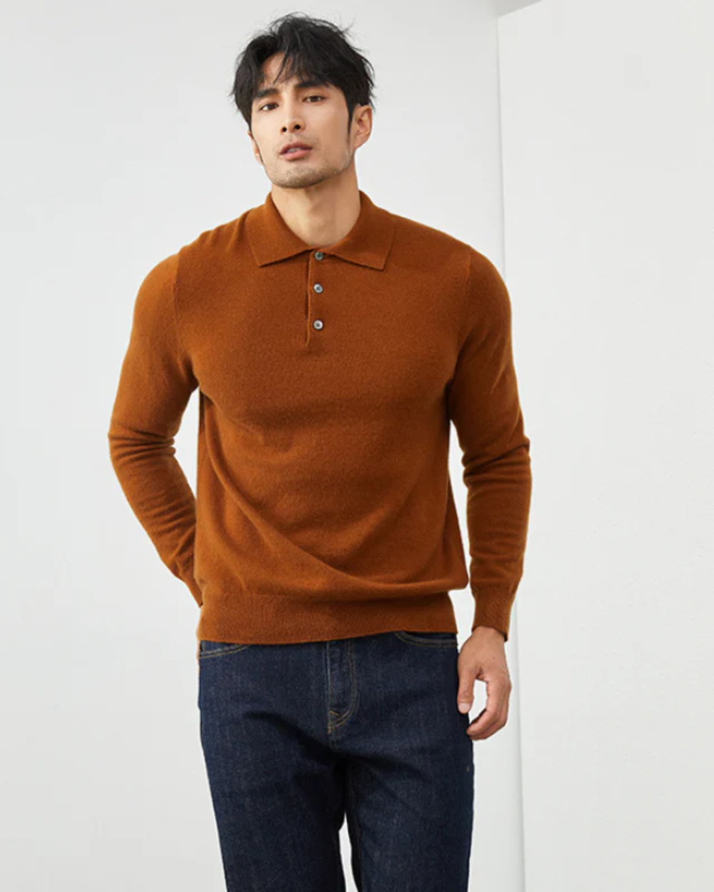 Ponza | Kaszmirowy sweter polo