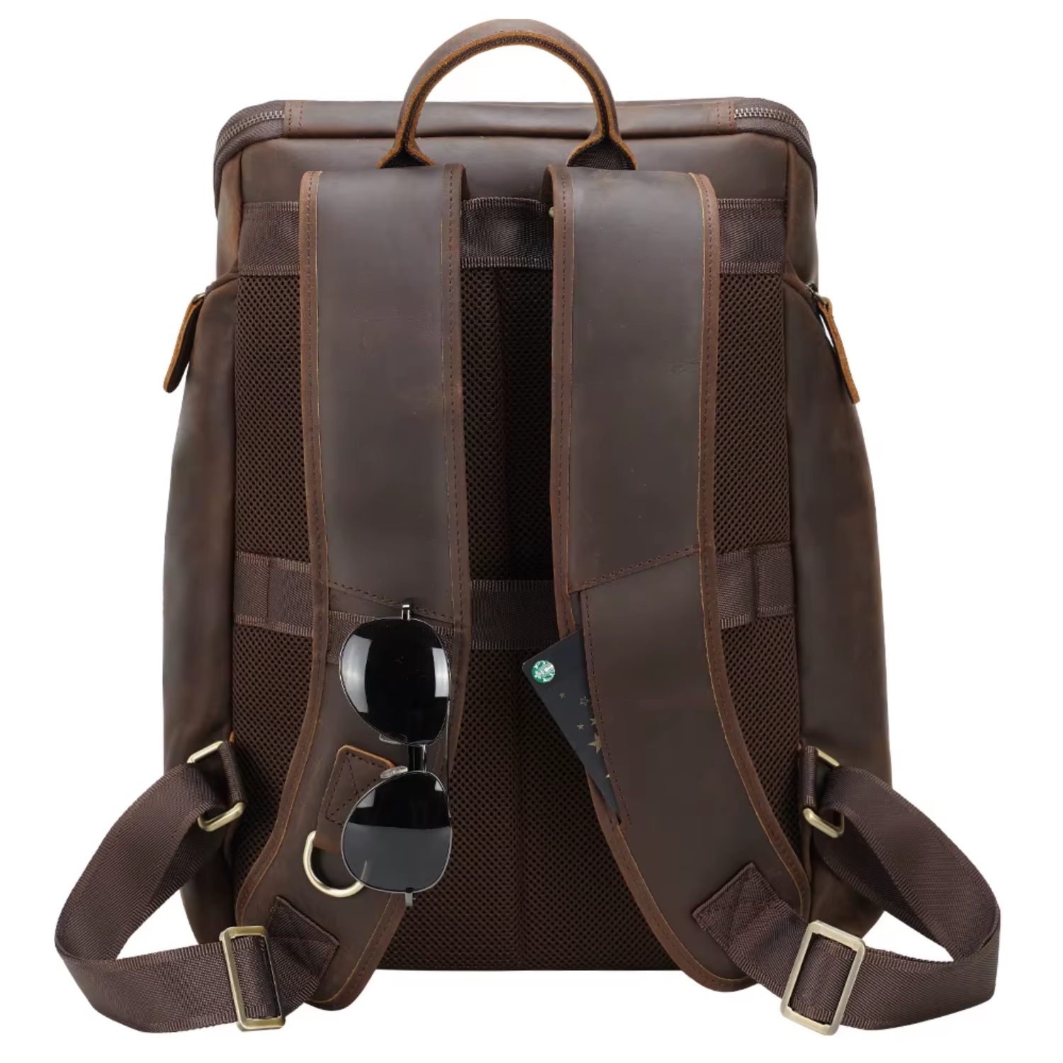 Nicholas - Herres Vintage Læder Laptop Plecak