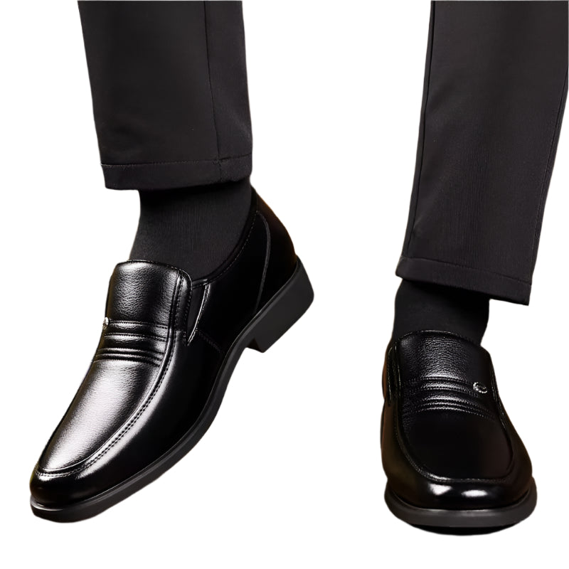 Luftige SkinnButy dla mężczyzn z Skjult 6 cm Løft – Elegancki Slip-on dla Lato w Jobb