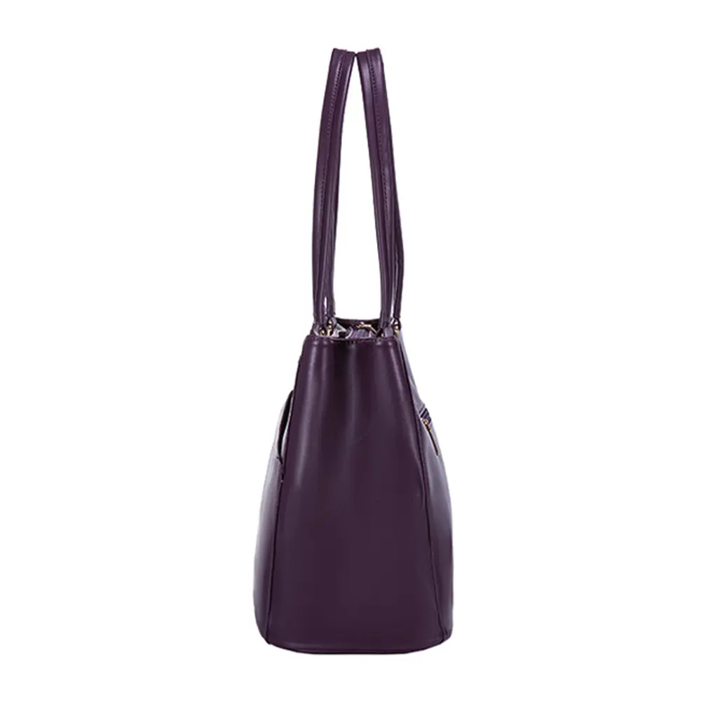 Elegancki Fioletowy Laptop-Torebka