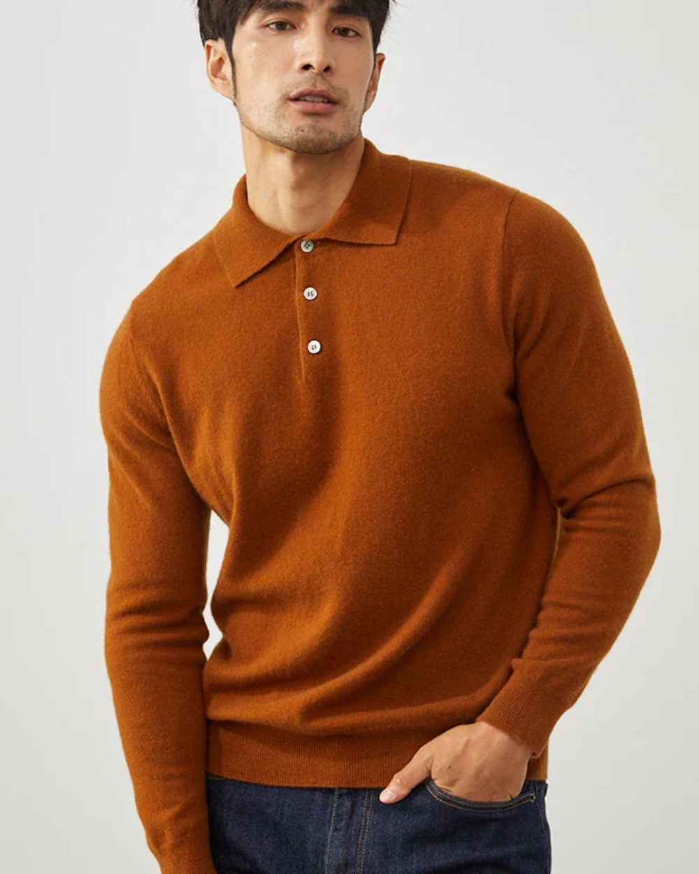 Ponza | Kaszmirowy sweter polo