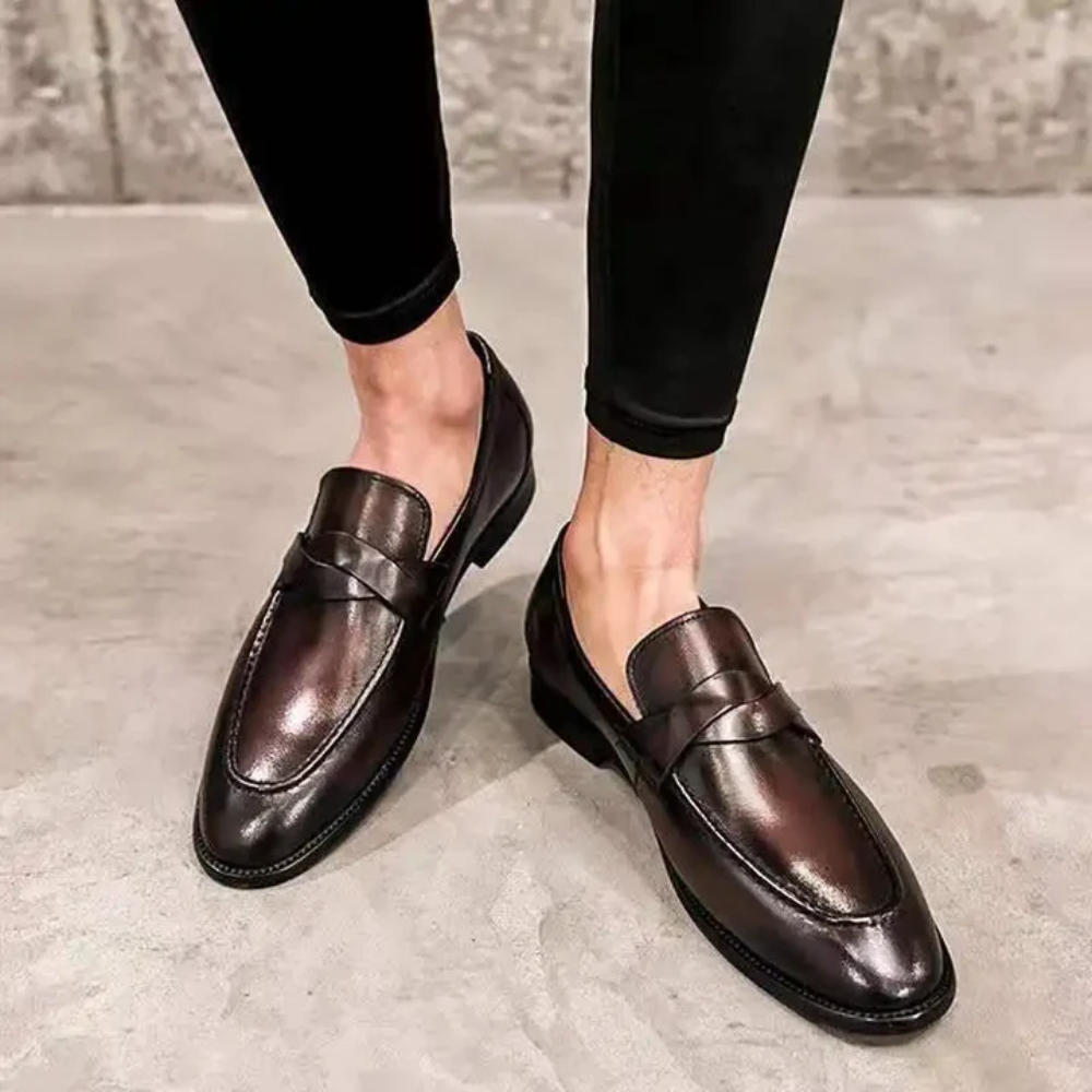 Eleganckie mokasyny skórzane