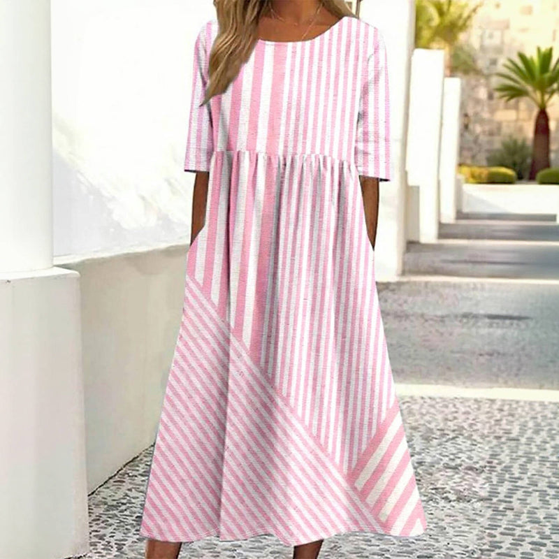 Informal Striped Dress