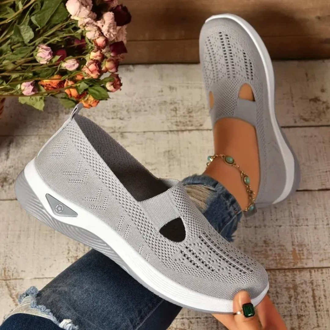 Wygodne, Oddychający ortopediske slip-on sneakersyy dla kobiet