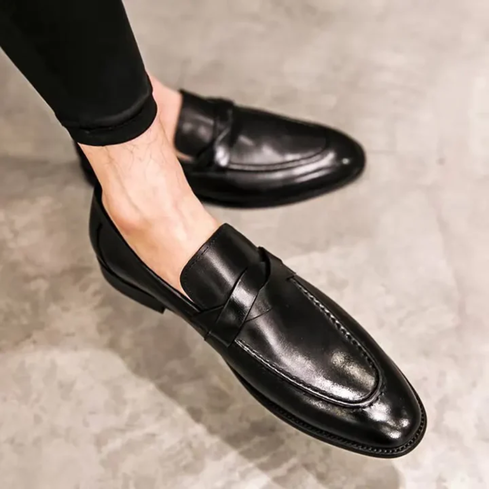 Eleganckie mokasyny skórzane