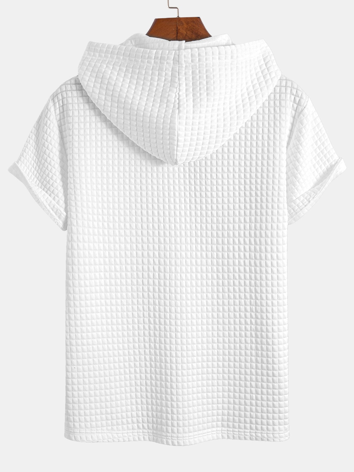 Kengurulomme vaffel-hetteSweter T-shirt w szorty