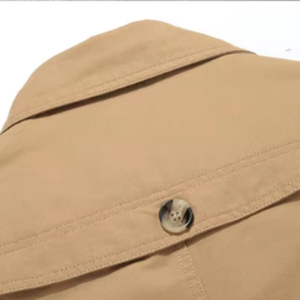 Elegancki vattert trenchcoat