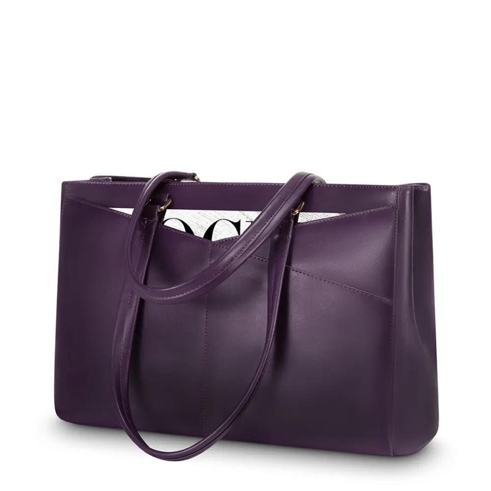 Elegancki Fioletowy Laptop-Torebka