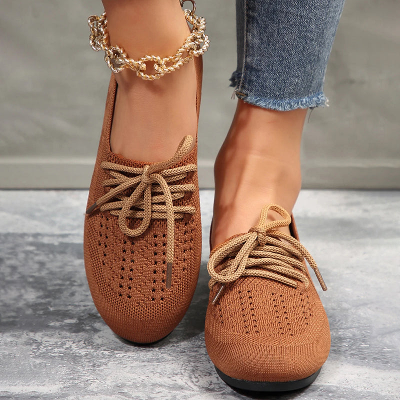 Casualowy Mesh Flate Buty
