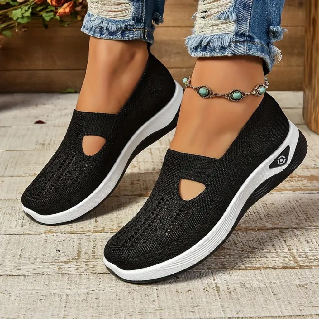 Wygodne, Oddychający ortopediske slip-on sneakersyy dla kobiet