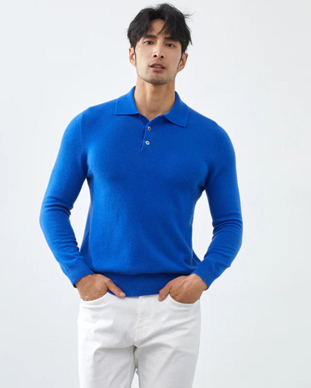 Ponza | Kaszmirowy sweter polo
