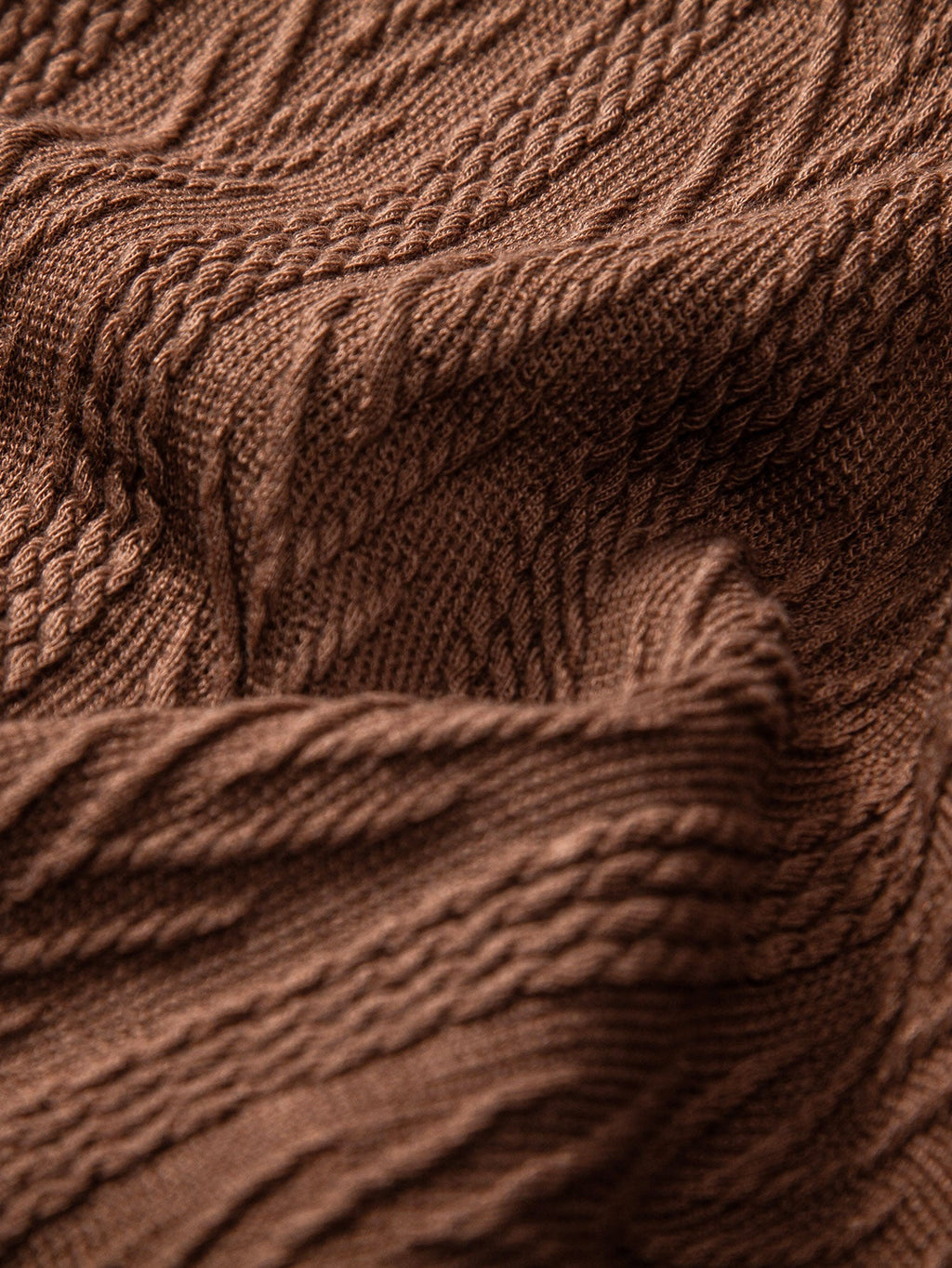Kubansk koszula w jacquardtekstur w krøllete, strukturerte krótkie Spodnie z sznurowanie