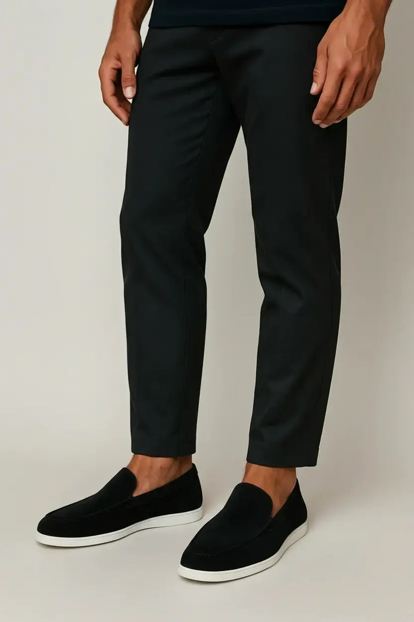 Eleganckie semskede loafers