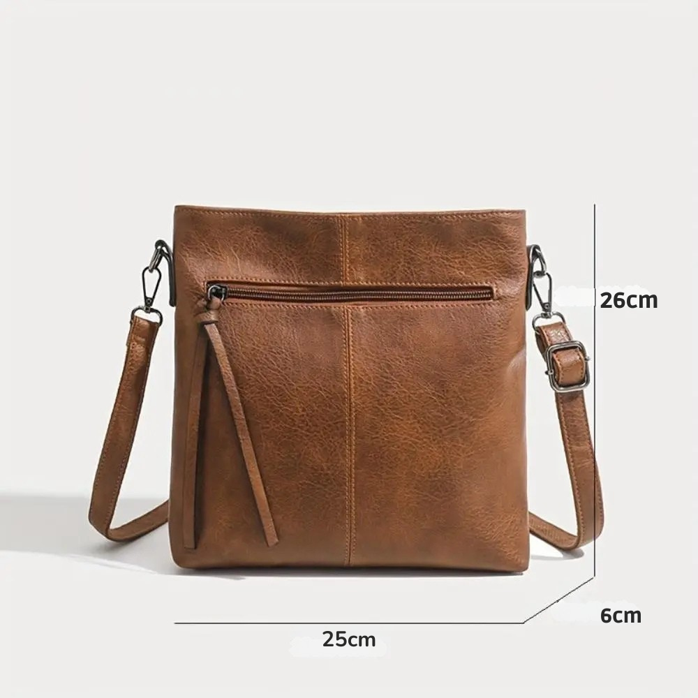 Retro Firkantet crossbody-Torebka
