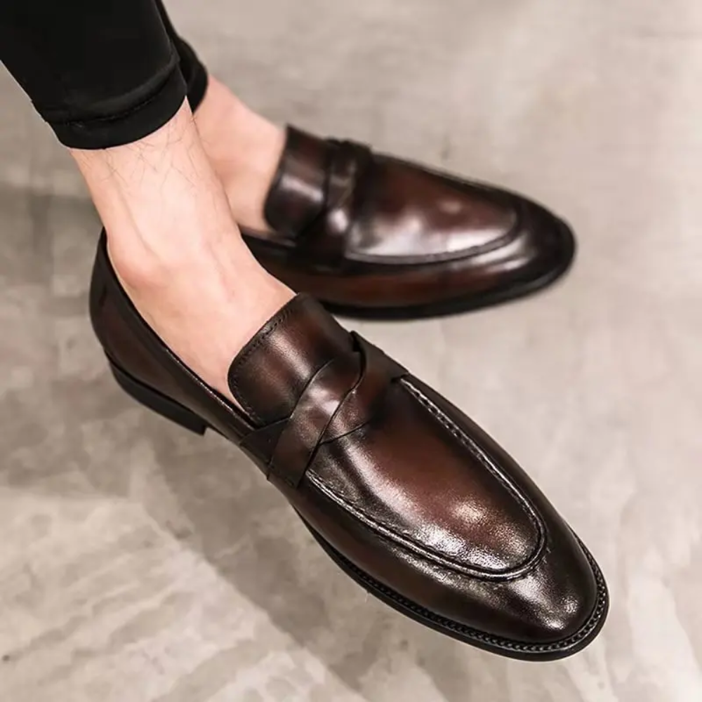 Eleganckie mokasyny skórzane