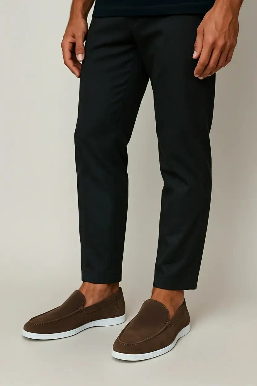 Eleganckie semskede loafers