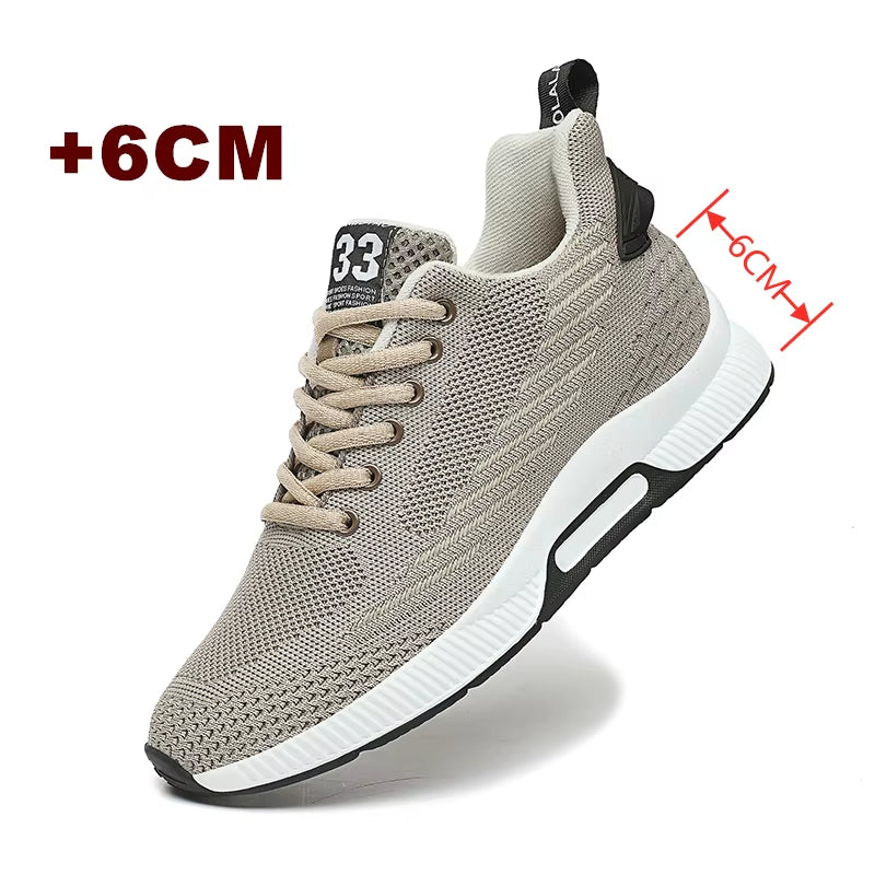 Høye sneakersyyy dla mężczyzn – Skjult HæLenlegg Øker Høyden z 6 cm