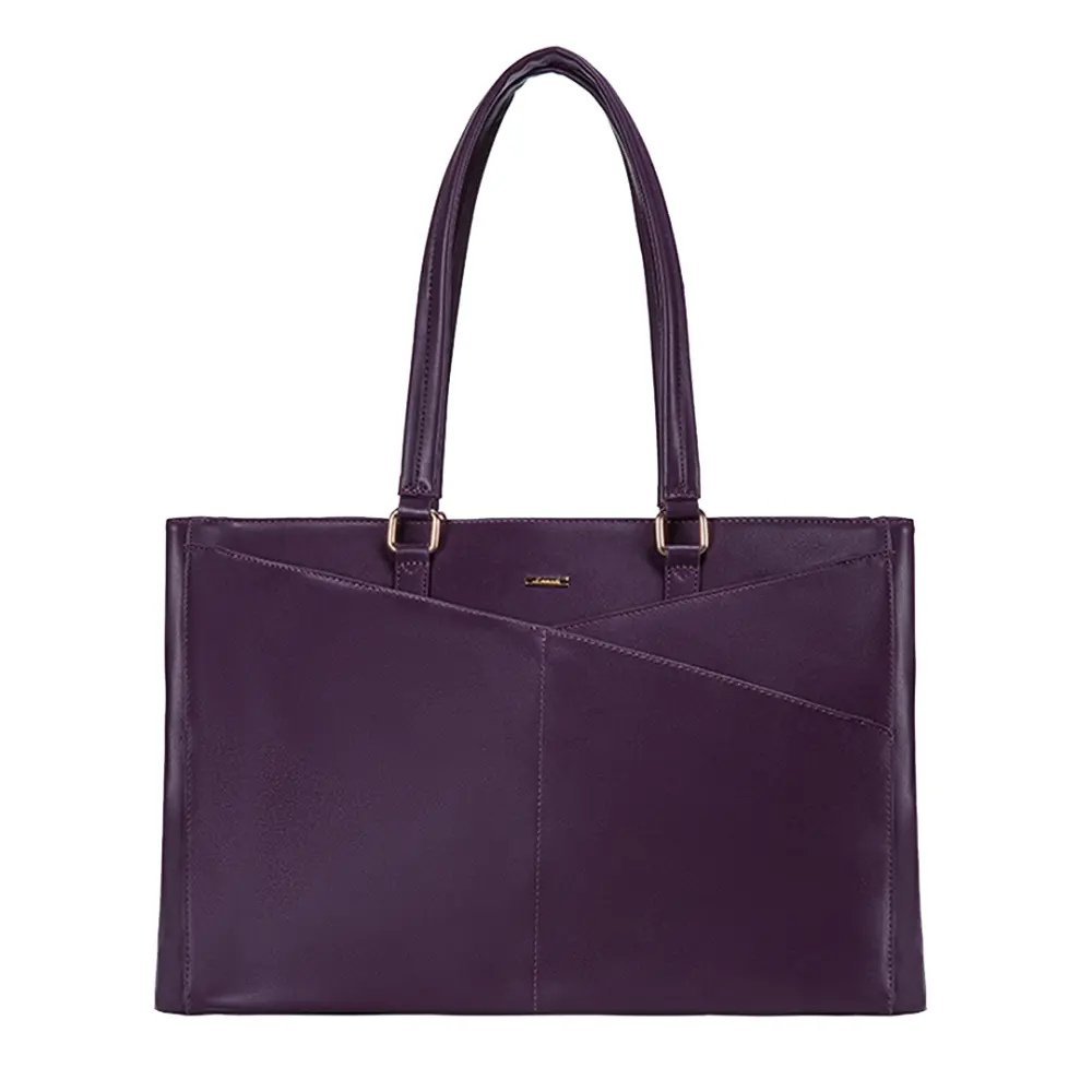 Elegancki Fioletowy Laptop-Torebka