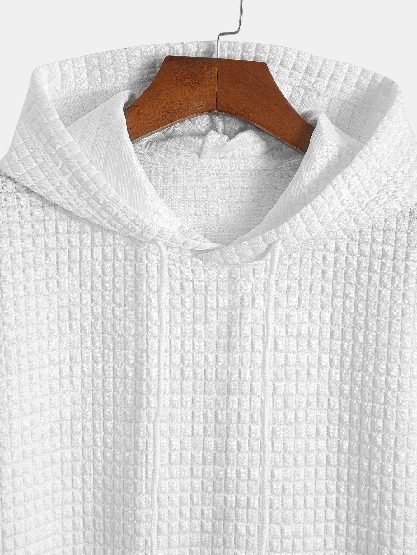 Kengurulomme vaffel-hetteSweter T-shirt w szorty