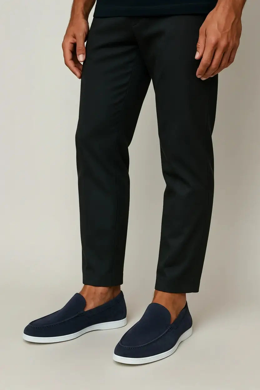 Eleganckie semskede loafers