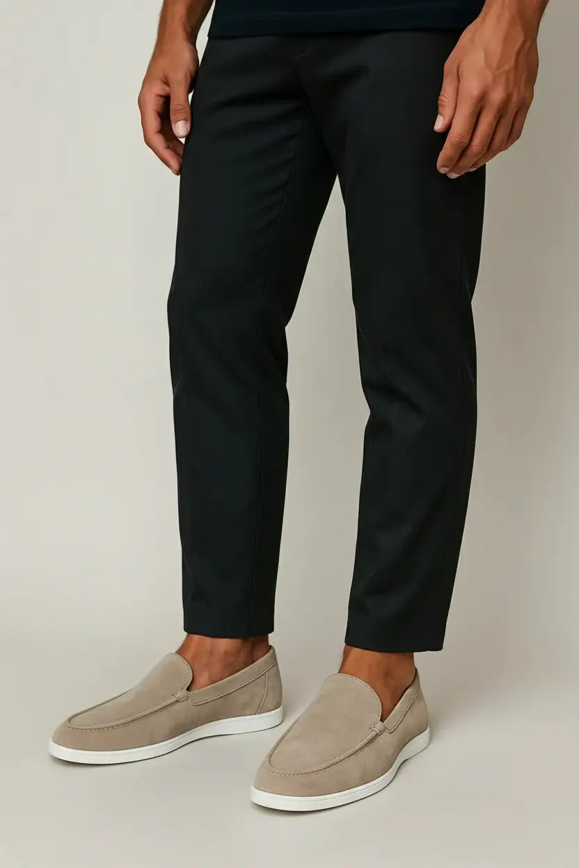 Eleganckie semskede loafers