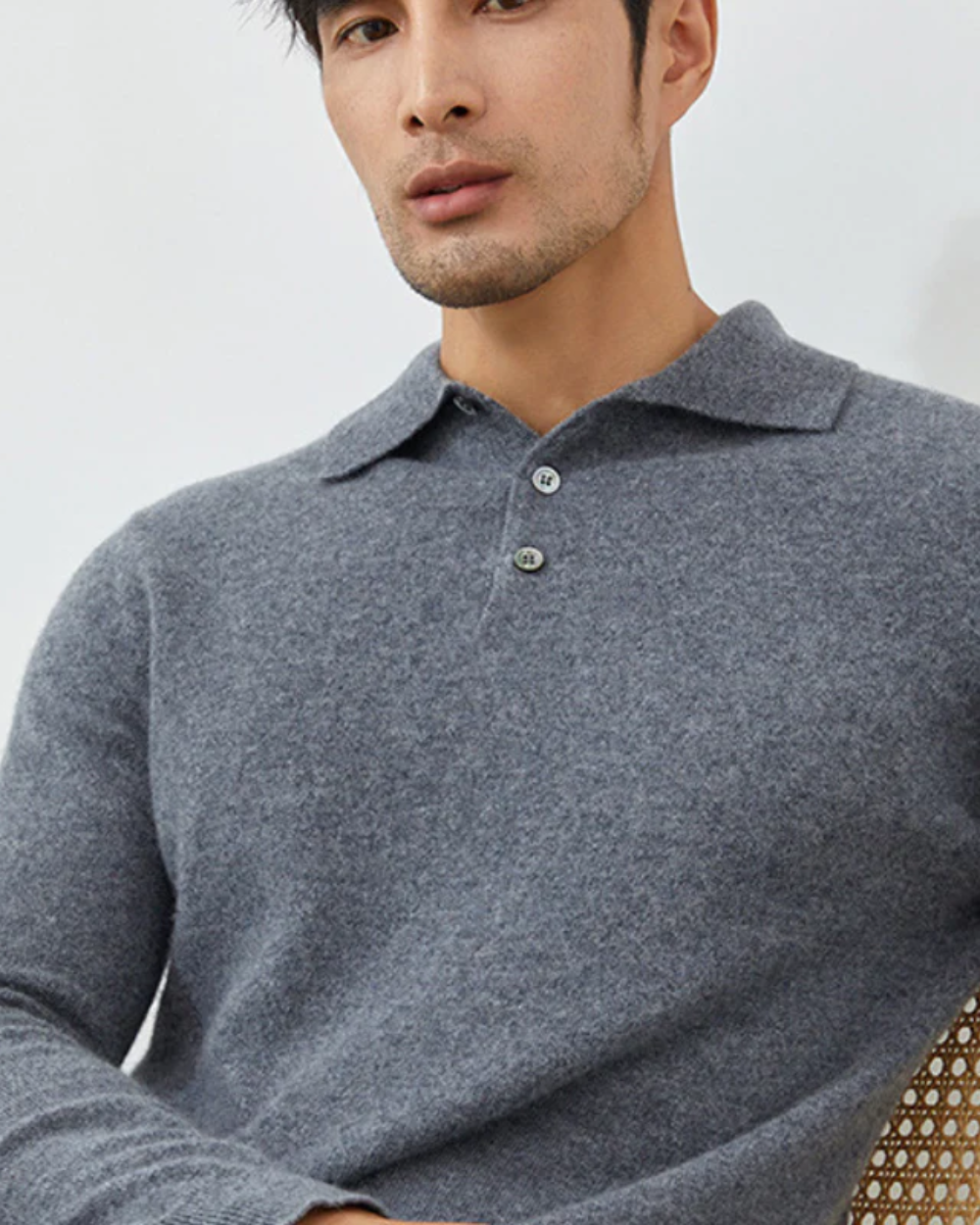Ponza | Kaszmirowy sweter polo